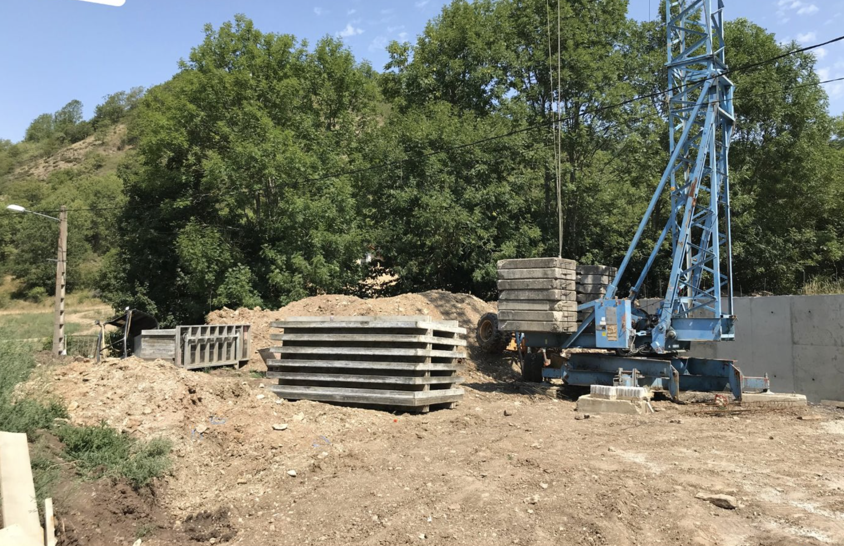 A St Julien du Pinet, nouveau chantier !